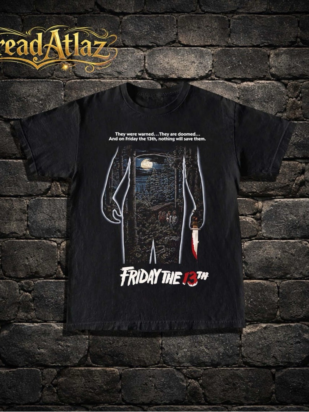 Friday the 13th Bloody Lake Vintage Tee Horror Movie Shirt